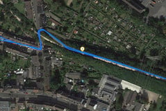 GPS Garmin Edge 500 : passage souterrain.