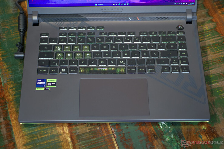 Clickpad et clavier illuminé RVB