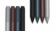 Le Surface Pen dans ses quatre versions de couleurs différentes.