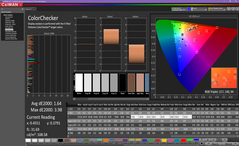 Spectre x360 13t - ColorChecker (après calibrage).