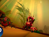 Capture d'écran du jeu Another Crab's Treasure montrant les environnements et le gameplay. (Image Source : Steam - Edited)