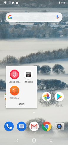 Asus Zenfone Max M2 - Applis Asus préinstallées.