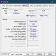 Mémoire CPU-Z (Intel)