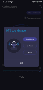 Asus ZenFone 5Z - DTS Soundstage pour écouteurs.