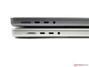 MacBook Pro 16 2021 (en bas) vs. MacBook Pro 14 2021 (en haut)
