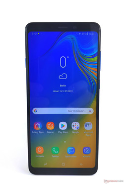 En test : le Samsung Galaxy A9 2018. Modèle de test aimablement fourni par notebooksbilliger.de.