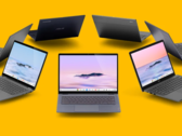 Les Chromebooks fabriqués dans le cadre de la nouvelle initiative Chromebook Plus de Google ont des caractéristiques plus robustes que celles habituellement observées dans le monde ChromeOS. (Image : Google Chrome, logos Intel, AMD et Ryzen, avec modifications)