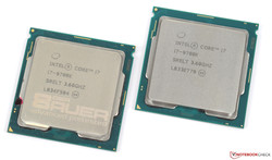 En test : l'Intel Core i7-9700K. Modèle de test aimablement fourni par Caseking.de.