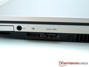 DisplayPort et eSATA-USB: mais pas de USB-3.0