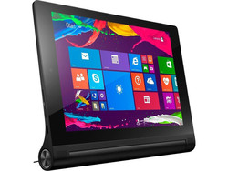 Le Lenovo Yoga Tablet 2 8, aimablement fourni par Notebooksbilliger.