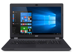 L'Acer Aspire ES1-731-P4A6. Exemplaire fourni par Cyberport.de