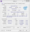 Info système CPU-Z CPU