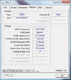 Informations CPU-Z sur le Samsung R60-Aura T2330 Deesan