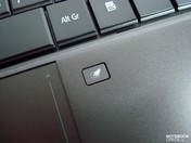 Hardware button for activating and deactivating the touchpad