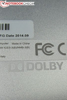Acer a équipé son Iconia Tab 10 d'un système sonore certifié Dolby.