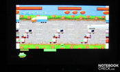 Frogger Evolution with reduced screen