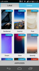 Huawei propose de nombreux arrière-plans pour plaire à tout le monde.