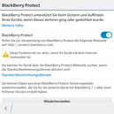 Bien sûr, la sécurité est importante pour BlackBerry, mais on notera l'absence de lecteur d'empreintes digitales.