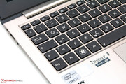 le clavier a été mis àjour: un design en touches séparées et plates noires.