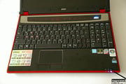 Une des failles du GX620 est son clavier mal optimisé dans sa disposition.