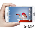 L'appareil photo principal qui se trouve à l'arrière affiche une résolution de 5 MP.