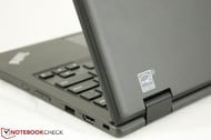 Contrairement aux HP Chromebook 11 et Samsung Series 3 Chromebook, ce Lenovo tient plus du monde professionnel.