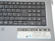 Le Aspire 7740G possède un clavier alphanumérique complet.