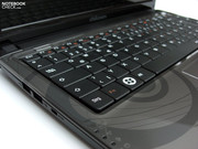 Le clavier est très généreux, surtout en comparaison avec les netbooks compacts.