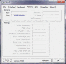System info CPUZ Memory