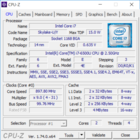System info: CPU-Z CPU