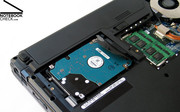 Le choix du disque dur est entre les disques durs 5400tr/min et les modèles 7200tr/min rapides.