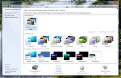 In Windows 7 the window is refurbished for designs and offers a broader range of choices