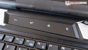 Une barre d'accès rapide au dessus du clavier.