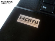 Le port HDMI-out transmet le son en haute qualité.