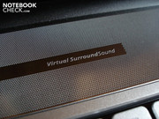 Le portable supporte le Dolby Home Theater et le Virtual Surround Sound.