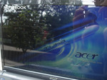 Usage extérieur de l'Acer 5739G (luminosité maximum)