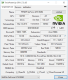 System info: GPU-Z Nvidia Geforce GTX 950M, 4GB