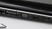 Les plus appréciés sont entre autres un port HDMI, un port d'extension et une eSATA, ce qui permet de brancher un disque dur externe.