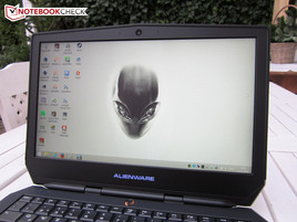 L'Alienware 13 en extérieur