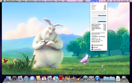 Big Buck Bunny 1080p MPEG4 Quicktime - GPU accelerated