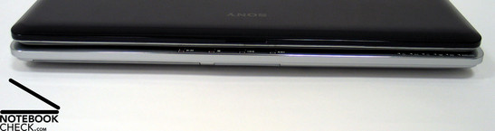 Sony Vaio VGN-CR21S Interfaces