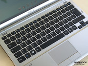 The keyboard in single-key layout...