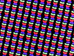 Cliché des sous-pixels au microscope