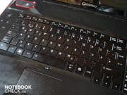 Après peu de temps on remarque beaucoup de traces de doigt sur le clavier.