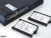 Le Thinkpad W700 peut également être configuré avec une bonne capacité de stockage, disposant de deux emplacements pour disque durs.