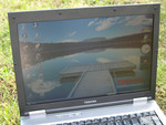 Toshiba Tecra M10 in outdoor use