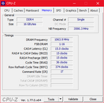 CPU-Z mémoire.