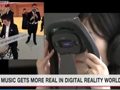 Canon Japon dévoile un prototype de casque de réalité mixte pour apprécier les spectacles musicaux. (Source : NHK World News)
