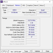 CPU-Z : Mémoire
