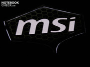 et le logo MSI s'illumine